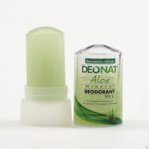 Дезодорант-Кристалл "ДеоНат"с соком АЛОЕ , стик зеленый , 60 гр.