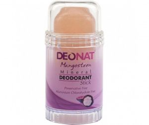 Дезодорант-Кристалл "ДеоНат" с соком МАНГОСТИНА , розовый стик , вывинчивающийся,80 гр.