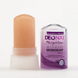Дезодорант-Кристалл "ДеоНат" с соком МАНГОСТИНА , розовый стик , 60 гр.