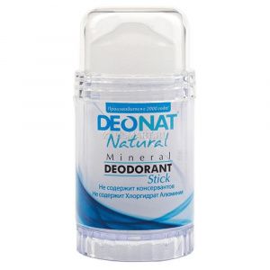 Дезодорант-Кристалл "ДеоНат", стик, вывинчивающийся, 80 гр, цельный.